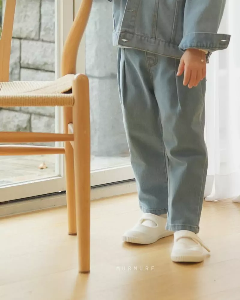 Murmure - Korean Children Fashion - #minifashionista - Baggy Wrinkle Jeans - 2