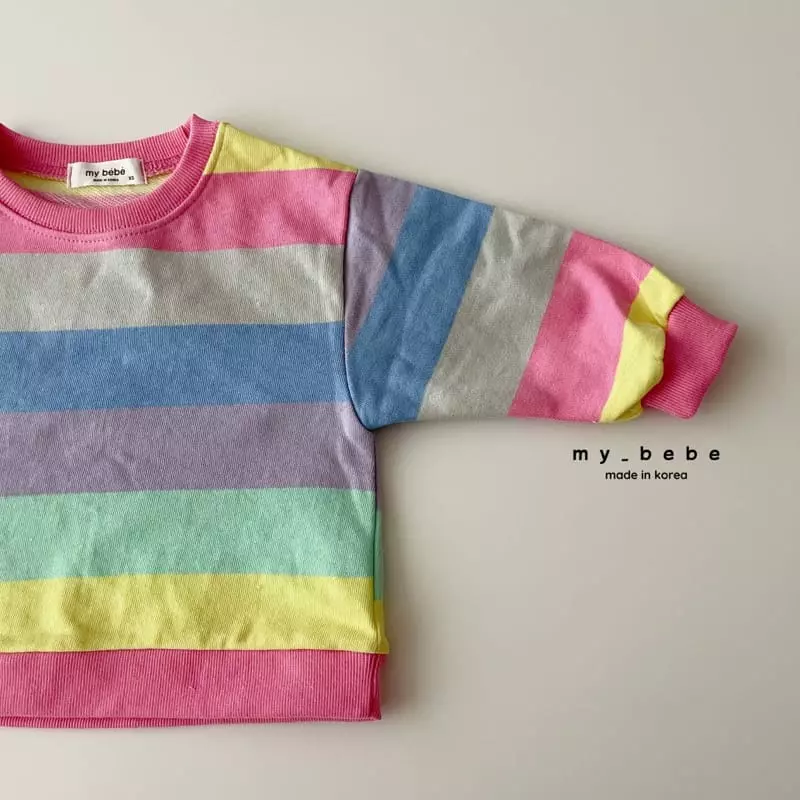 My Bebe - Korean Baby Fashion - #babywear - Short Top Bottom Set - 9