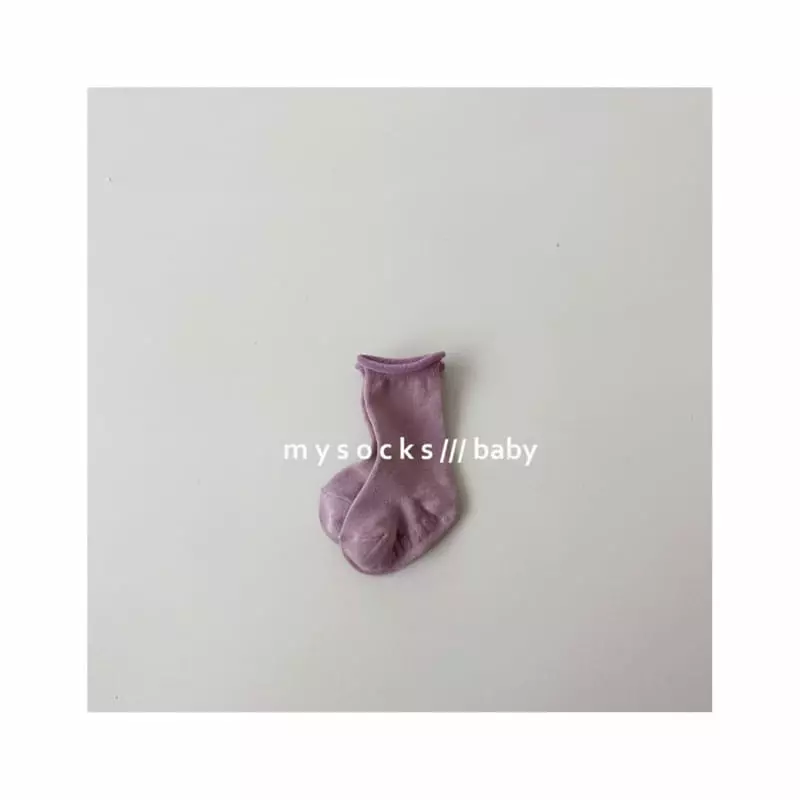 My Socks - Korean Children Fashion - #fashionkids - Baby Pure Socks - 4