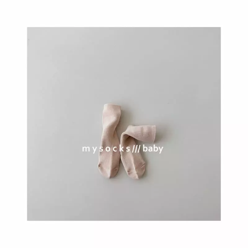 My Socks - Korean Children Fashion - #kidsshorts - Babay Milk Knee Socks - 3