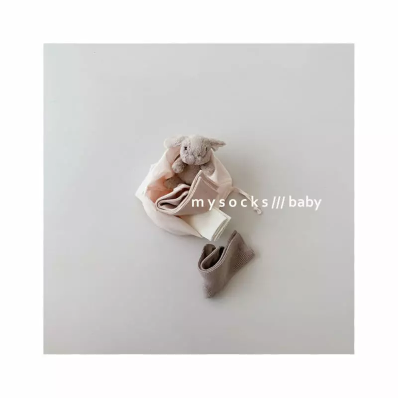 My Socks - Korean Children Fashion - #kidzfashiontrend - Babay Milk Knee Socks - 5