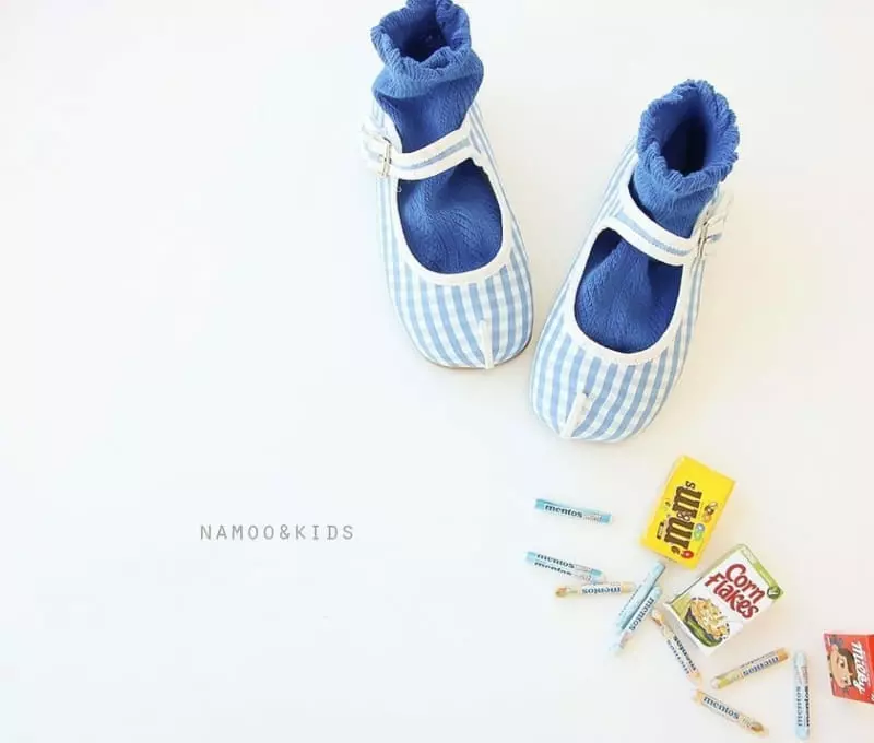 Namoo & Kids - Korean Children Fashion - #Kfashion4kids - Mare Check Flats - 6