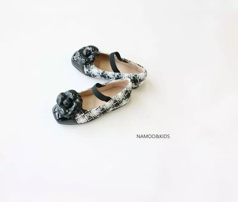Namoo & Kids - Korean Children Fashion - #childofig - Sha Sha Camellia Flats - 3