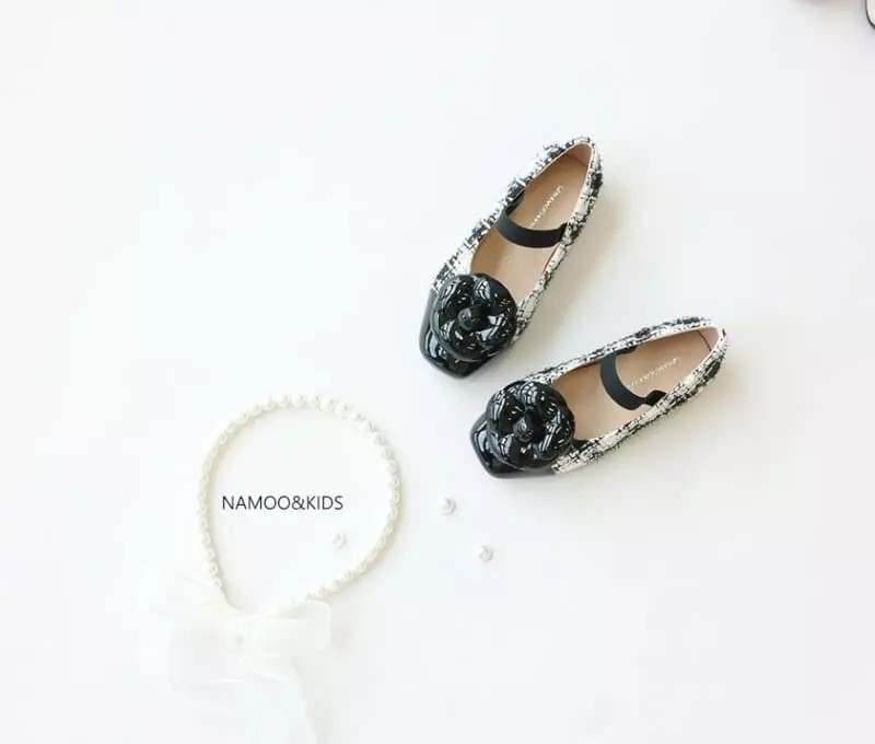 Namoo & Kids - Korean Children Fashion - #childofig - Sha Sha Camellia Flats - 4
