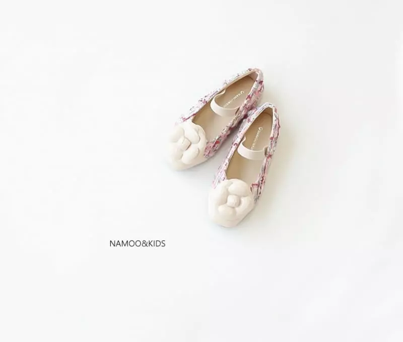 Namoo & Kids - Korean Children Fashion - #designkidswear - Sha Sha Camellia Flats - 5