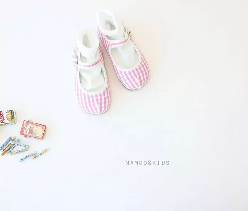 Namoo & Kids - Korean Children Fashion - #discoveringself - Mare Check Flats