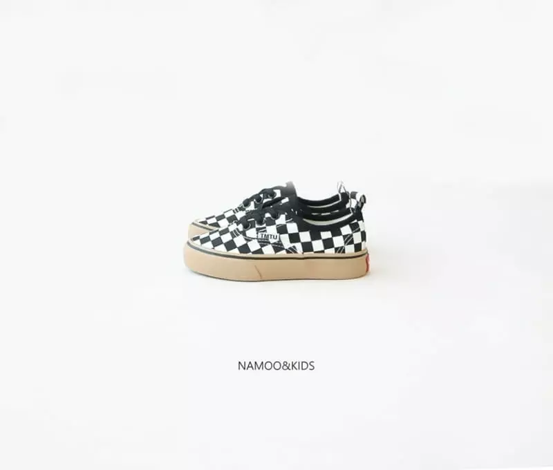 Namoo & Kids - Korean Children Fashion - #kidsstore - Lay Check Slip-on