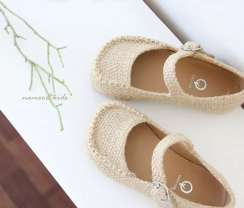 Namoo & Kids - Korean Children Fashion - #littlefashionista - Lico Linen Flats - 6