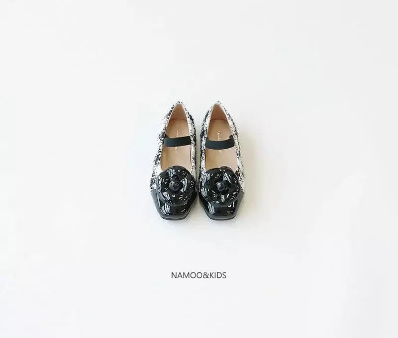 Namoo & Kids - Korean Children Fashion - #toddlerclothing - Sha Sha Camellia Flats