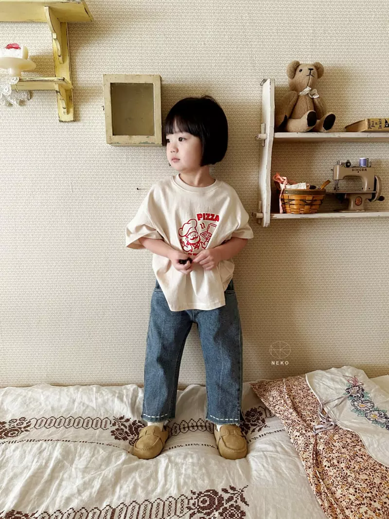 Neko - Korean Children Fashion - #childofig - Pizza Tee - 10