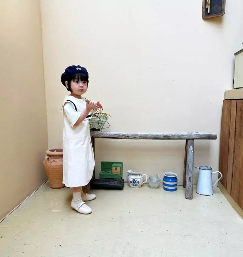 Neko - Korean Children Fashion - #kidsshorts - Sailor One-piece - 5
