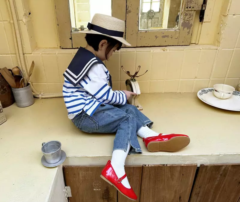 Neko - Korean Children Fashion - #magicofchildhood - Stripes Tee - 7