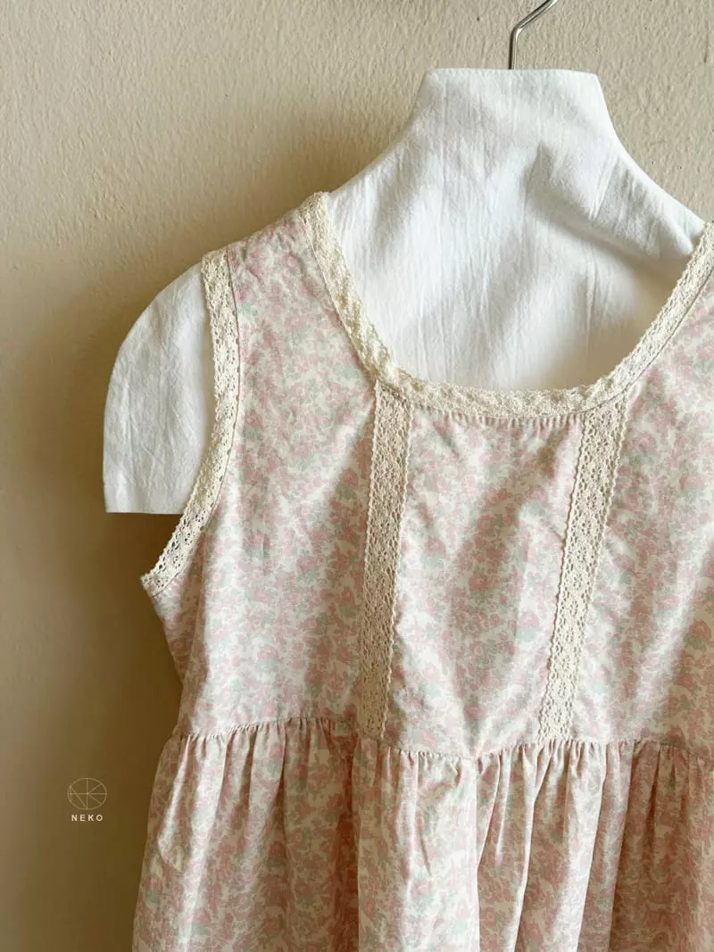 Neko - Korean Children Fashion - #prettylittlegirls - Layered One-piece Paint - 11