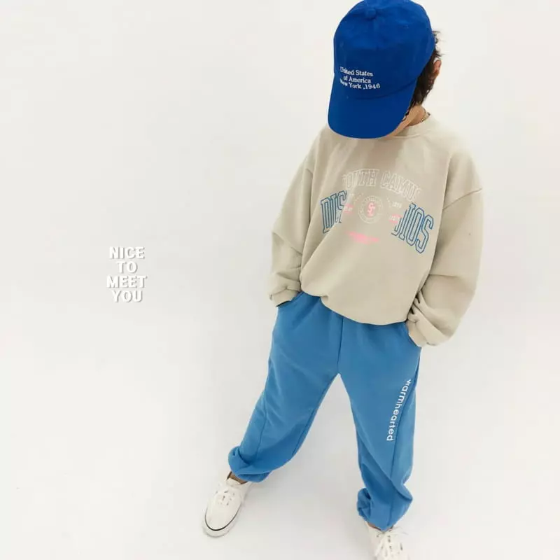 Nice To Meet You - Korean Children Fashion - #Kfashion4kids - Champion Sweatshirt - 6