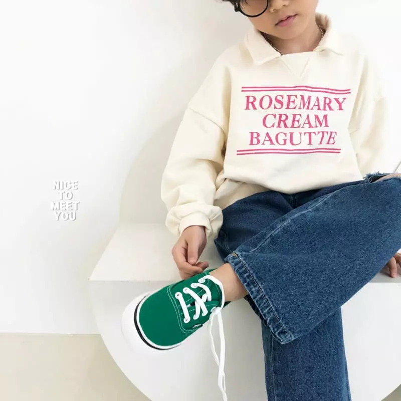 Nice To Meet You - Korean Children Fashion - #childofig - Triangle Sweatshirt