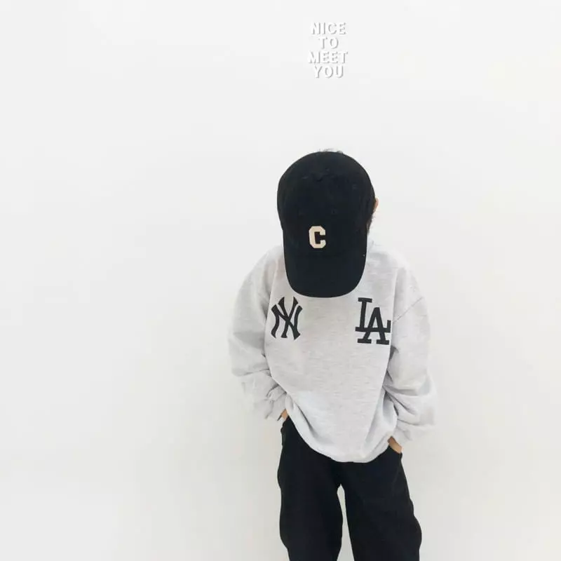 Nice To Meet You - Korean Children Fashion - #childrensboutique - LA Sweatshirt - 2