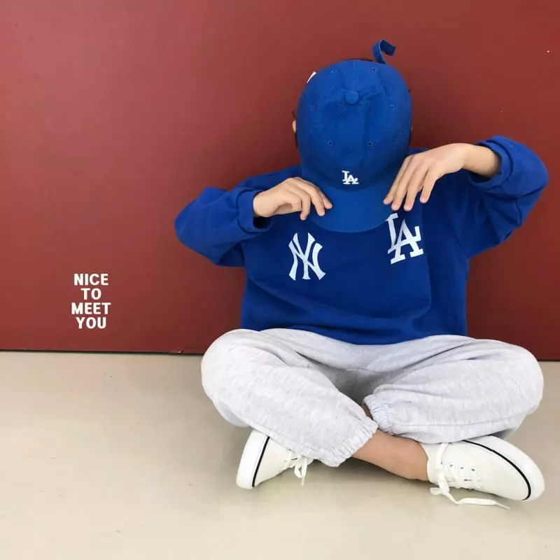 Nice To Meet You - Korean Children Fashion - #designkidswear - LA Sweatshirt - 3
