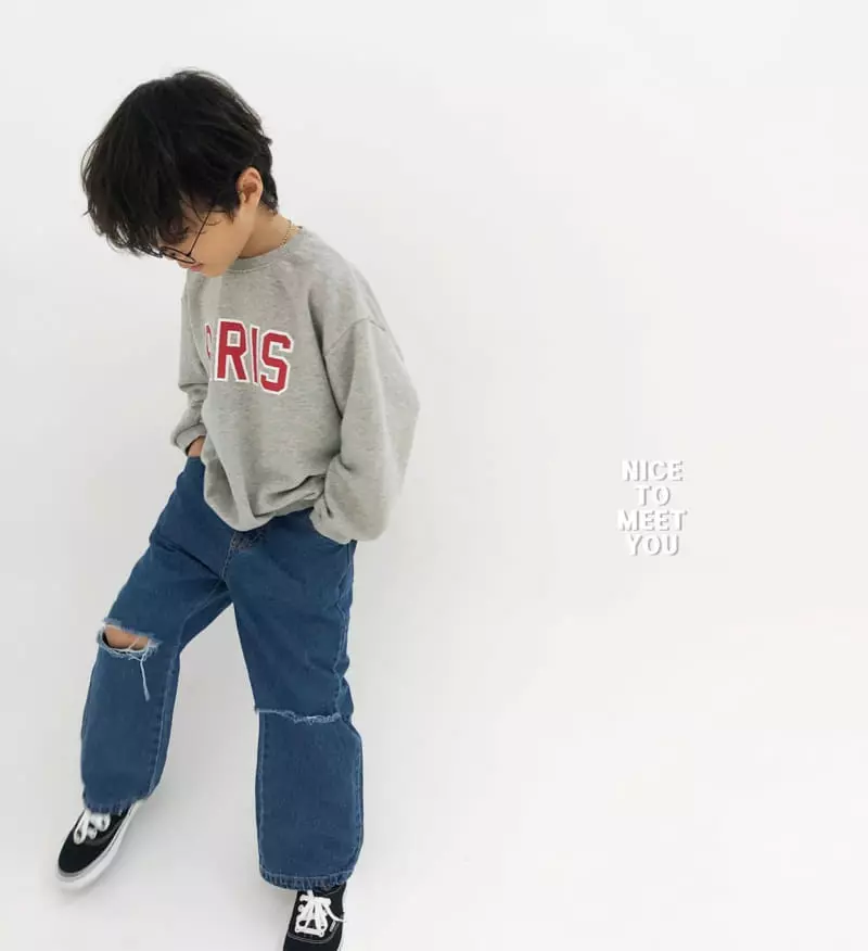 Nice To Meet You - Korean Children Fashion - #discoveringself - Paris Sweatshirt - 6