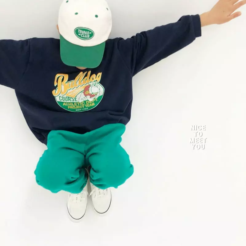 Nice To Meet You - Korean Children Fashion - #discoveringself - Bull Dog Sweatshirt - 2