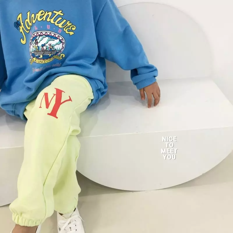 Nice To Meet You - Korean Children Fashion - #kidsshorts - Adenture