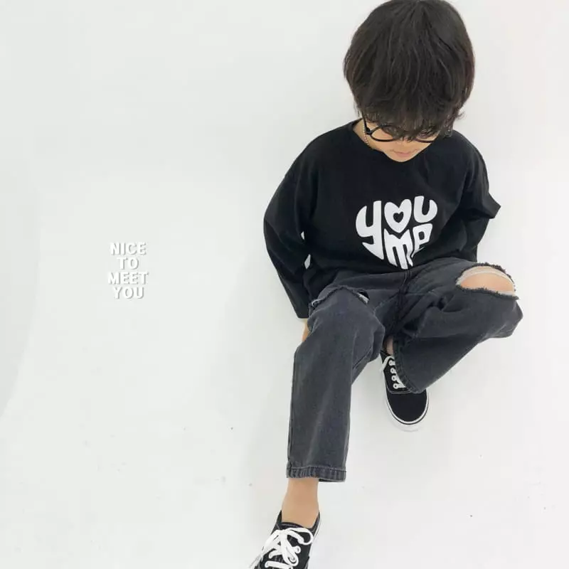 Nice To Meet You - Korean Children Fashion - #kidsshorts - U And Me Tee - 7