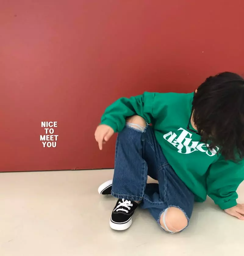 Nice To Meet You - Korean Children Fashion - #kidsstore - Tuseday Sweatshirt - 6