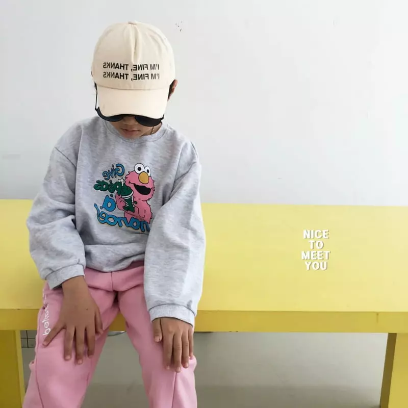 Nice To Meet You - Korean Children Fashion - #kidsshorts - Mung Chi Sweatshirt - 4