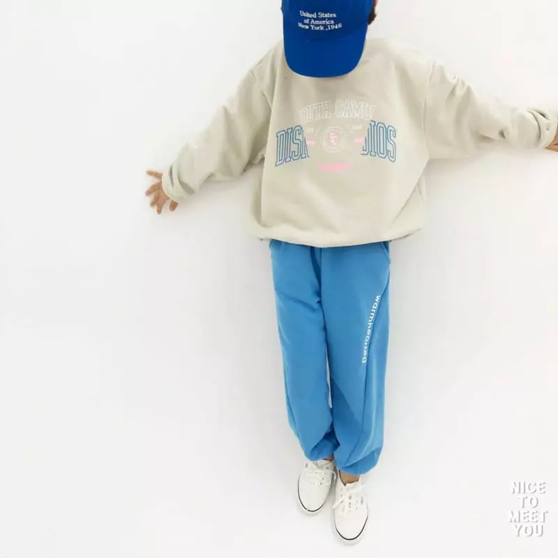 Nice To Meet You - Korean Children Fashion - #kidsshorts - Champion Sweatshirt - 4