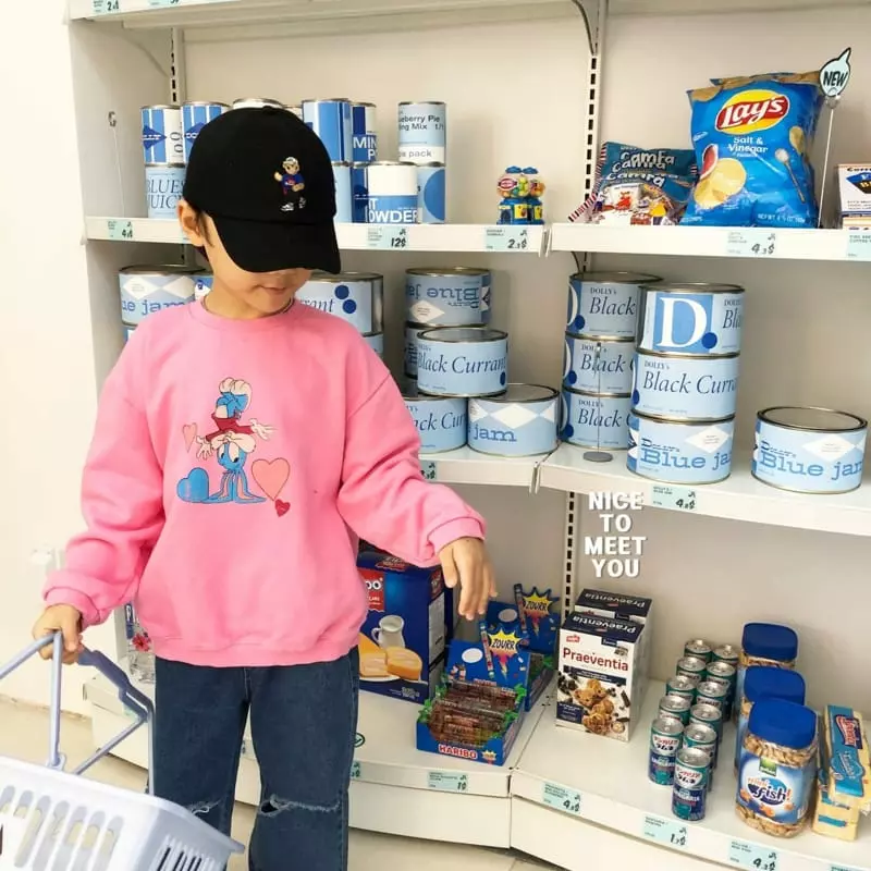 Nice To Meet You - Korean Children Fashion - #kidzfashiontrend - Rabbit Heart Sweatshirt - 2