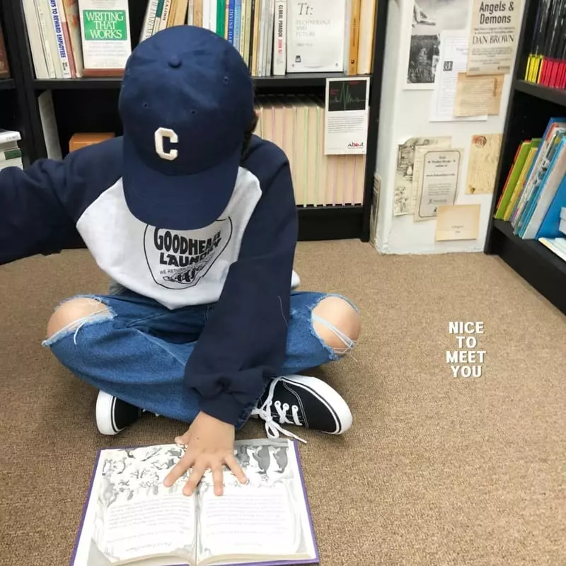 Nice To Meet You - Korean Children Fashion - #kidzfashiontrend - Good Heart Raglan Sweatshirt - 7