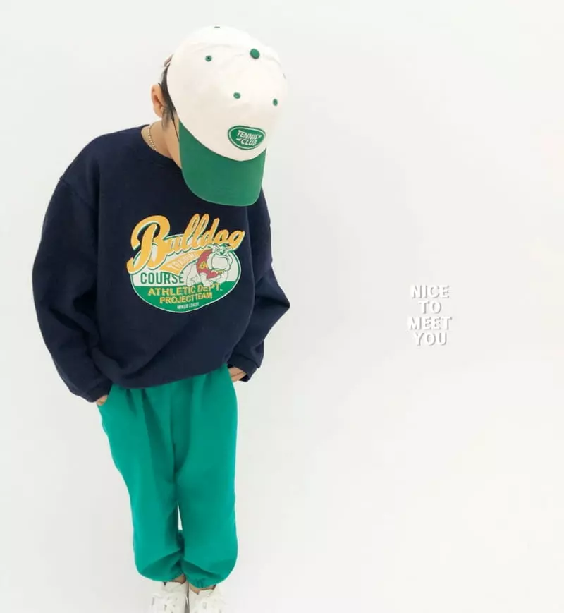 Nice To Meet You - Korean Children Fashion - #kidzfashiontrend - Bull Dog Sweatshirt - 6