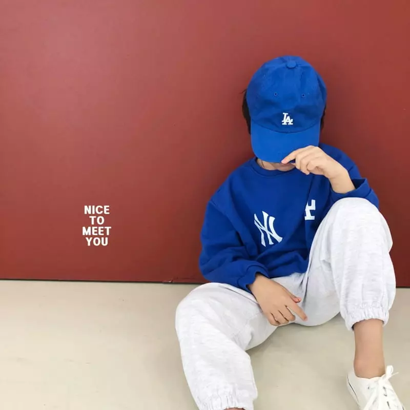 Nice To Meet You - Korean Children Fashion - #littlefashionista - LA Sweatshirt - 10