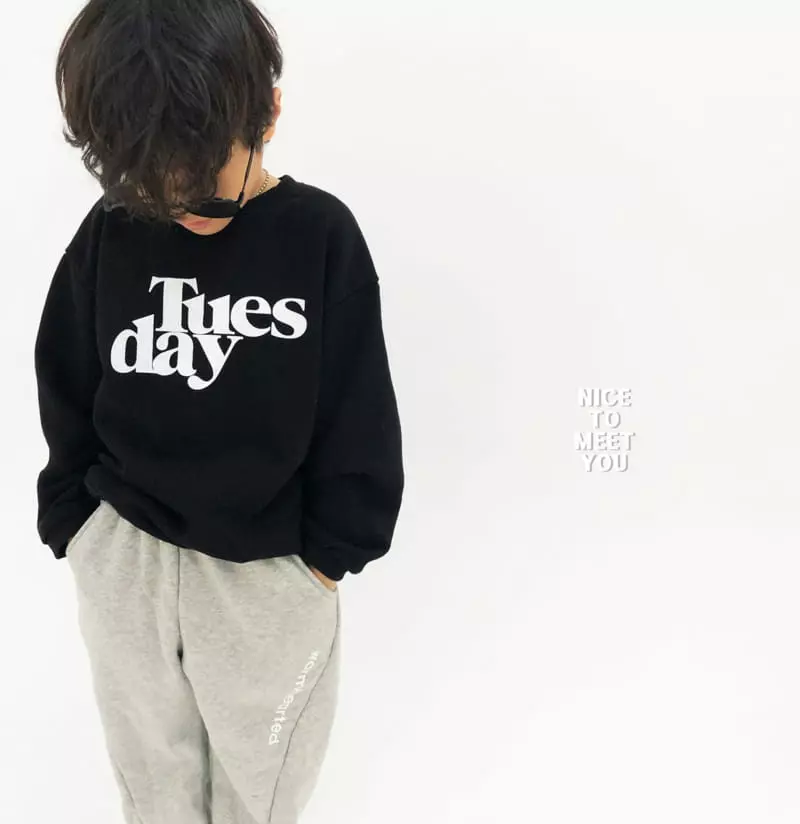 Nice To Meet You - Korean Children Fashion - #littlefashionista - Tuseday Sweatshirt - 9