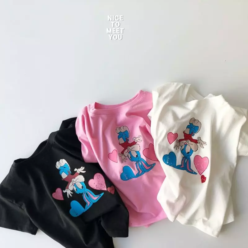 Nice To Meet You - Korean Children Fashion - #littlefashionista - Rabbit Tee - 3
