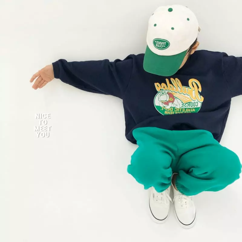 Nice To Meet You - Korean Children Fashion - #littlefashionista - Bull Dog Sweatshirt - 8