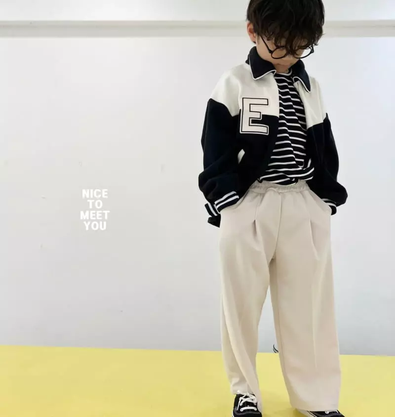 Nice To Meet You - Korean Children Fashion - #littlefashionista - E Logo Jumper - 5