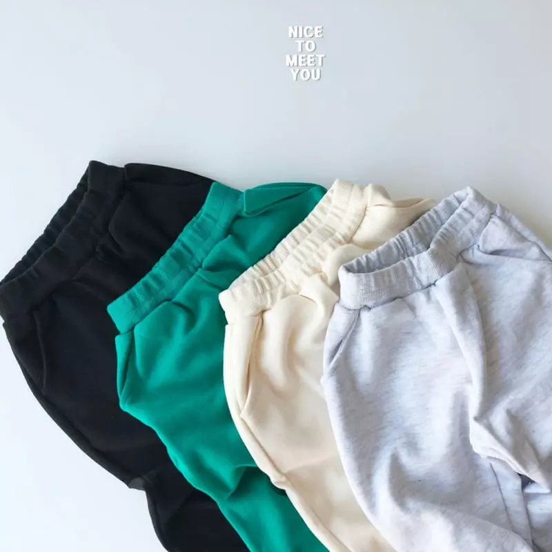 Nice To Meet You - Korean Children Fashion - #magicofchildhood - Temtem Pants
