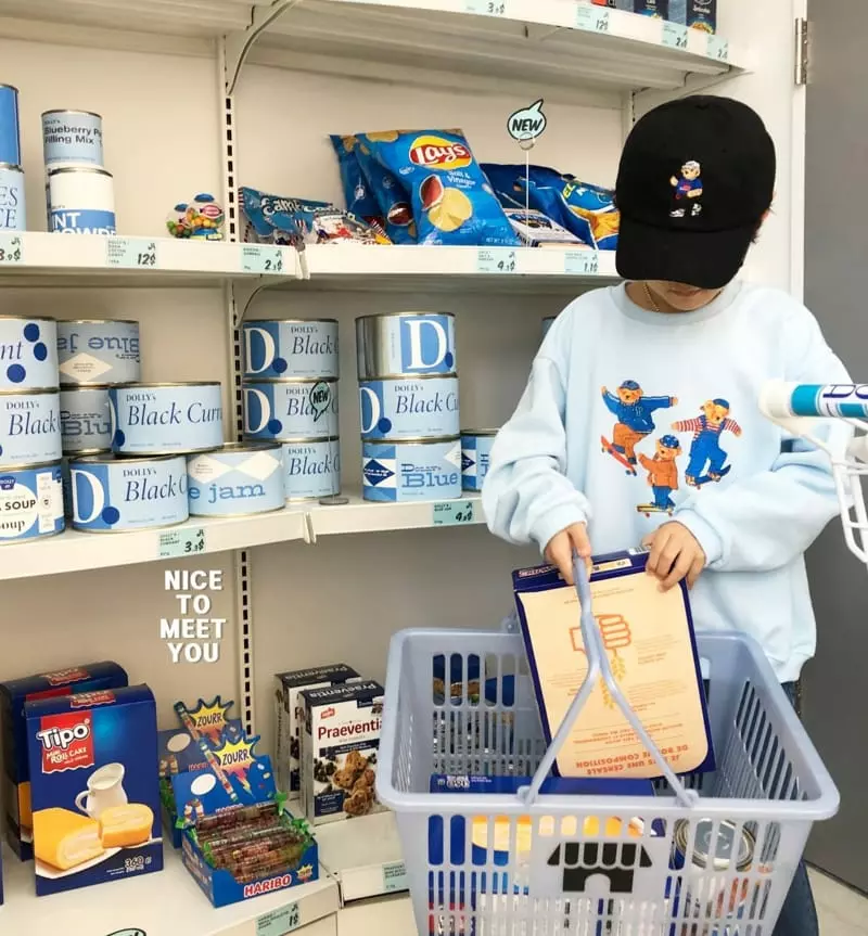 Nice To Meet You - Korean Children Fashion - #magicofchildhood - Skate Board Sweatshirt - 12