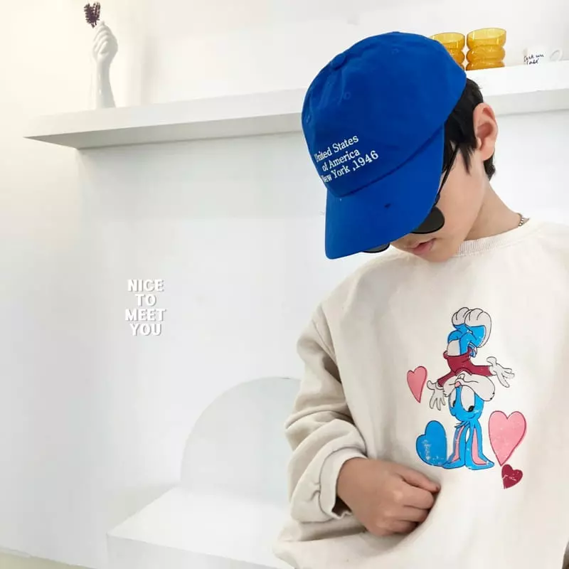 Nice To Meet You - Korean Children Fashion - #magicofchildhood - Rabbit Heart Sweatshirt - 5