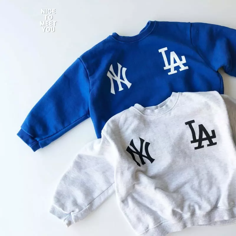 Nice To Meet You - Korean Children Fashion - #minifashionista - LA Sweatshirt - 12