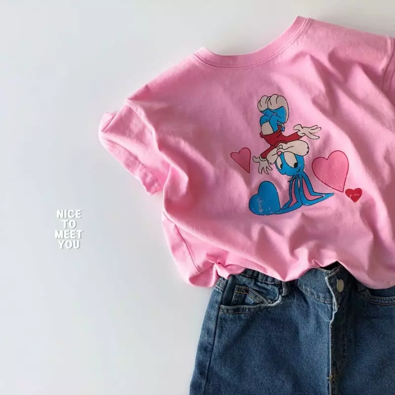 Nice To Meet You - Korean Children Fashion - #minifashionista - Rabbit Tee - 5