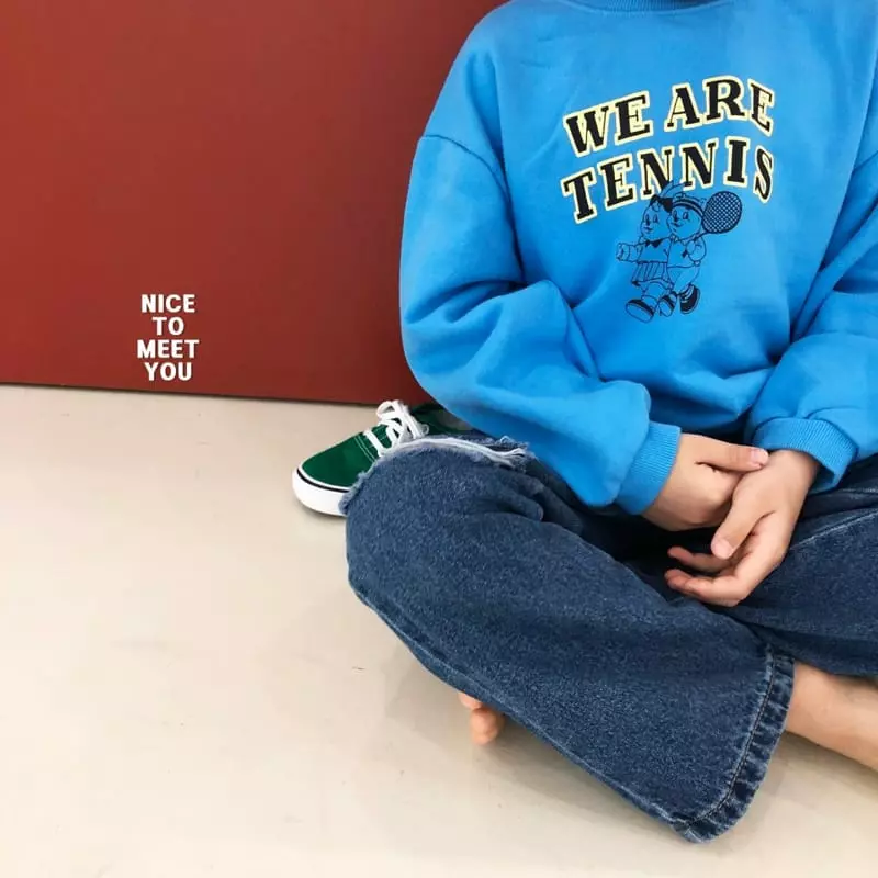 Nice To Meet You - Korean Children Fashion - #prettylittlegirls - Tennis Sweatshirt - 3