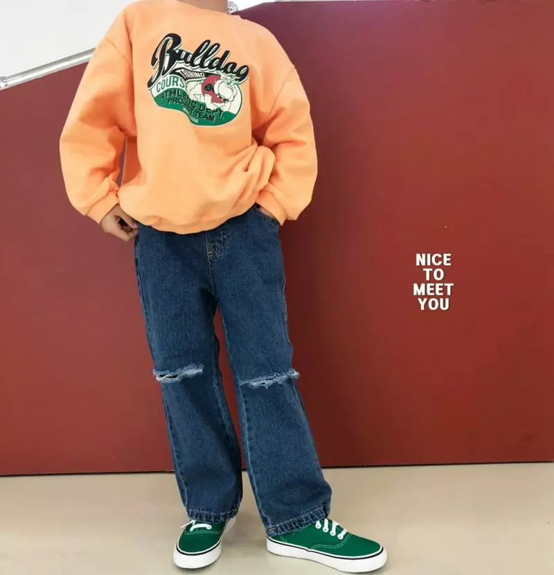 Nice To Meet You - Korean Children Fashion - #prettylittlegirls - Bull Dog Sweatshirt - 11
