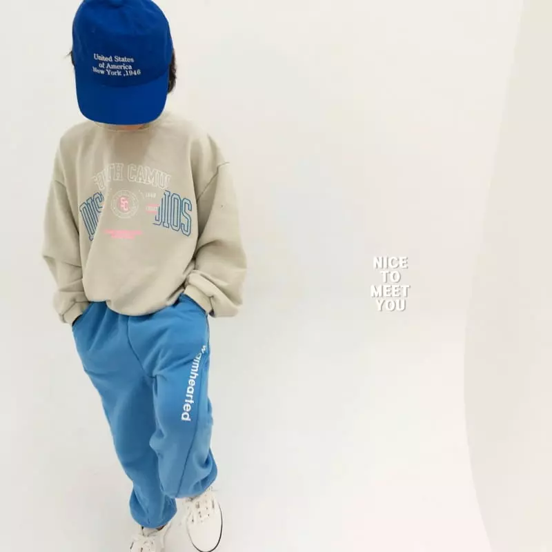 Nice To Meet You - Korean Children Fashion - #prettylittlegirls - Champion Sweatshirt - 10