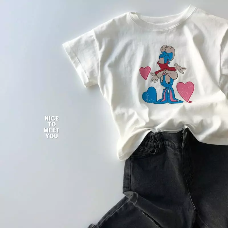 Nice To Meet You - Korean Children Fashion - #stylishchildhood - Rabbit Tee - 9