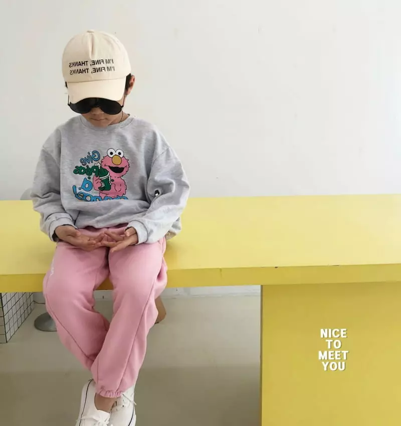 Nice To Meet You - Korean Children Fashion - #toddlerclothing - Mung Chi Sweatshirt - 12