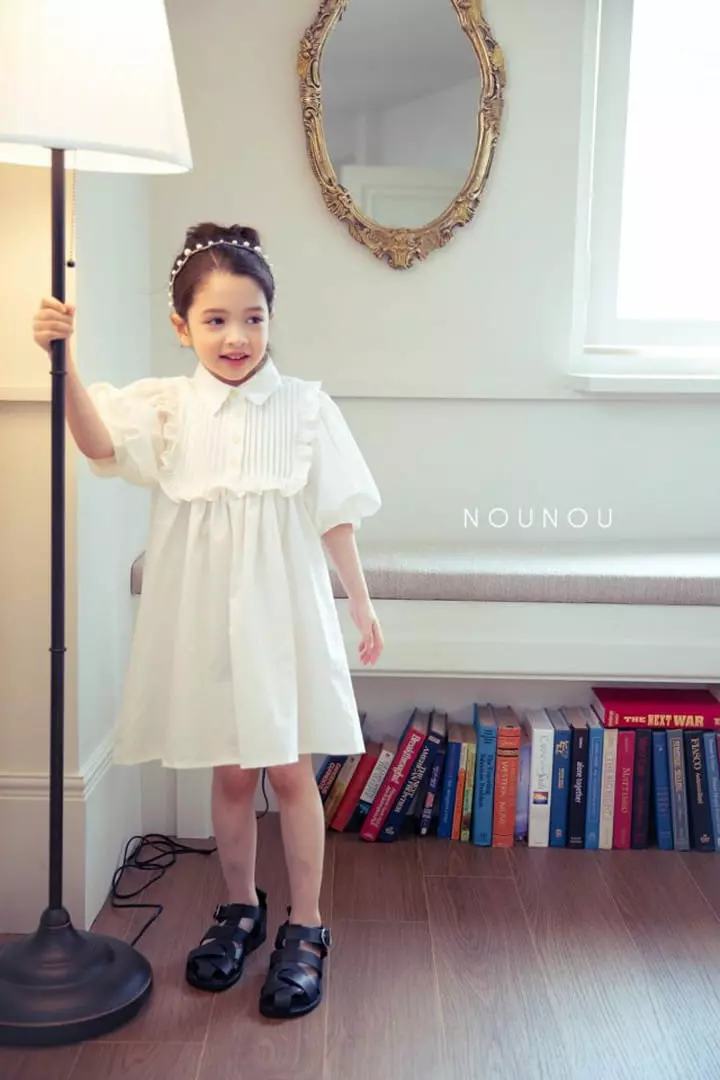 Nounou - Korean Children Fashion - #stylishchildhood - Pintuck One-piece - 4
