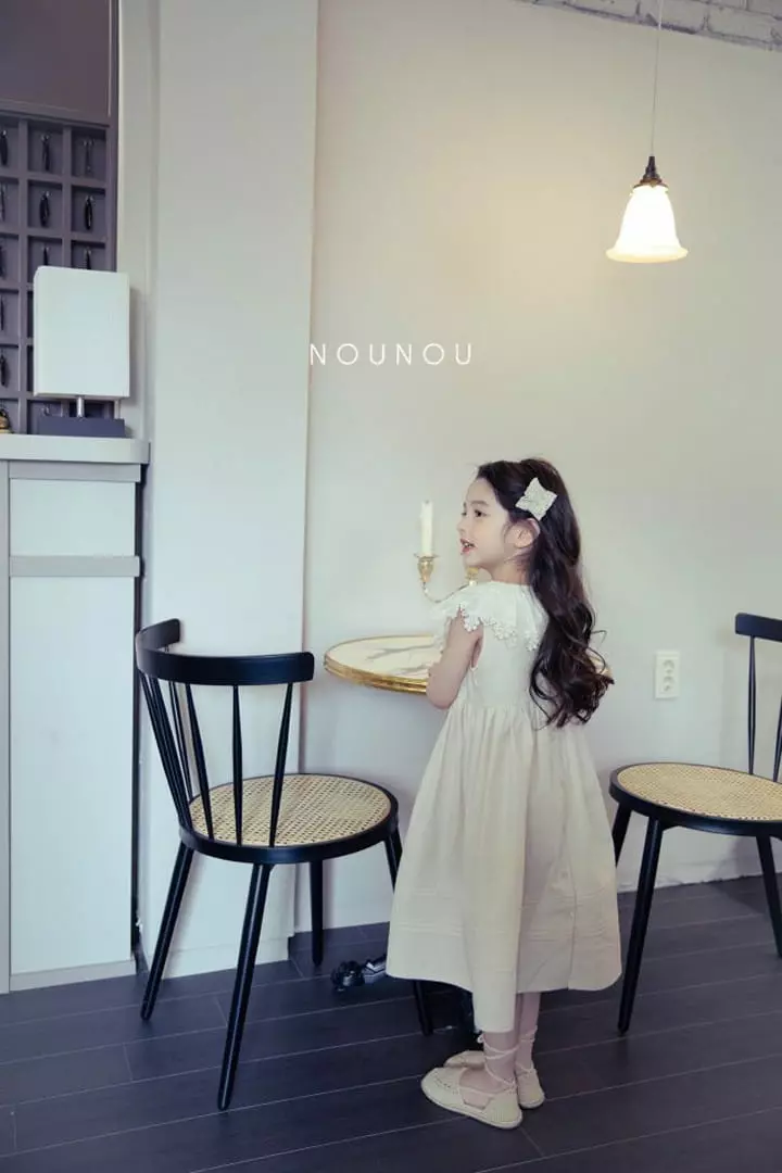 Nounou - Korean Children Fashion - #childofig - Lace One-piece - 3