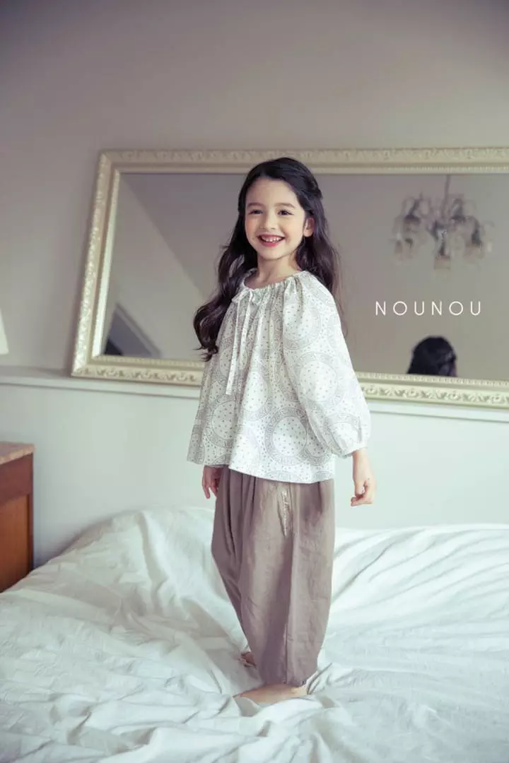 Nounou - Korean Children Fashion - #discoveringself - Natural Blouse - 7