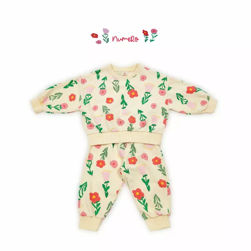 Numero - Korean Children Fashion - #childrensboutique - Flying Top Bottom Set - 7